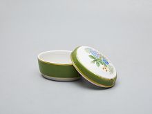 Туалетная коробочка форма Овальная рисунок Букет с анемоном арт. 80.60094.00.1