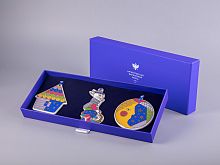 Подарочный набор Елочные игрушки Колядки 3 шт. арт. 81.30745.00.1