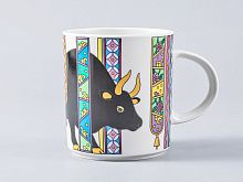 Кружка форма Стандарт рисунок Черный бык, арт. 80.99933.00.1