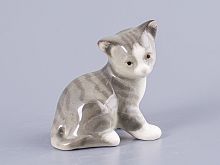 Скульптура Котенок Парамоша серый арт. 82.50636.00.1
