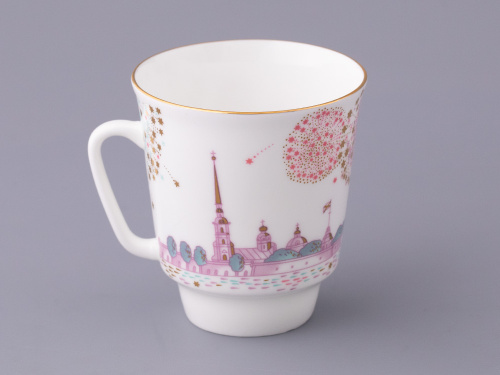 Чашка с блюдцем форма Майская рисунок Волшебная ночь арт. 81.27381.00.5 фото 4