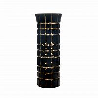 Ваза «Бисер» (янтарно-черная, средняя)
